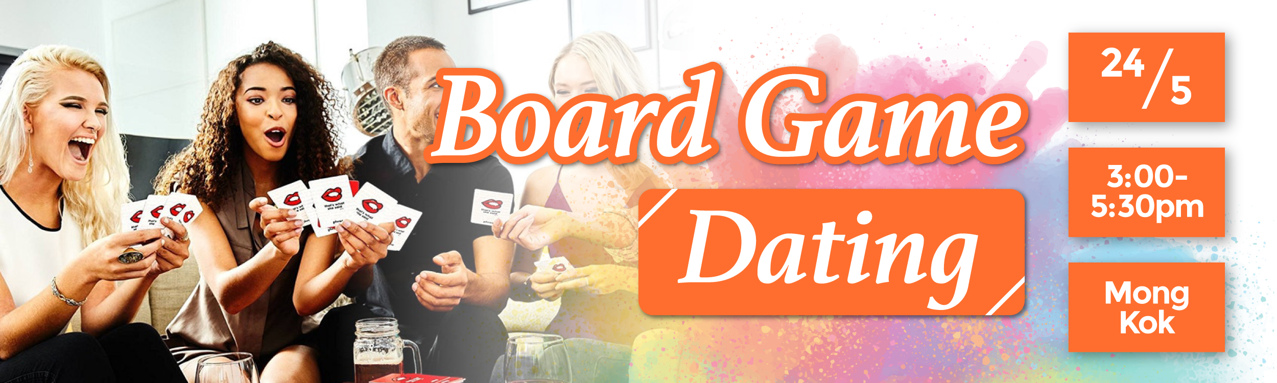 最新Speed Dating約會消息: Board Game Dating Party